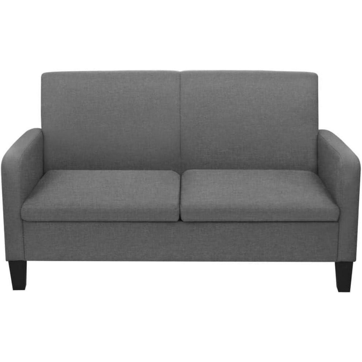 Modernes 2-Sitzer Schlafsofa Dunkelgrau