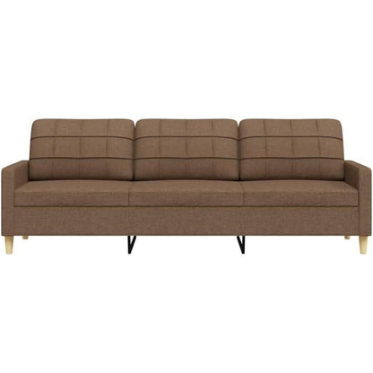 3-Sitzer Sofa mit Schlaffunktion, Braun, 210 cm