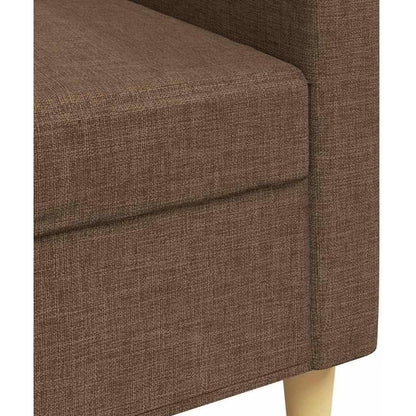 3-Sitzer Sofa mit Schlaffunktion, Braun, 210 cm
