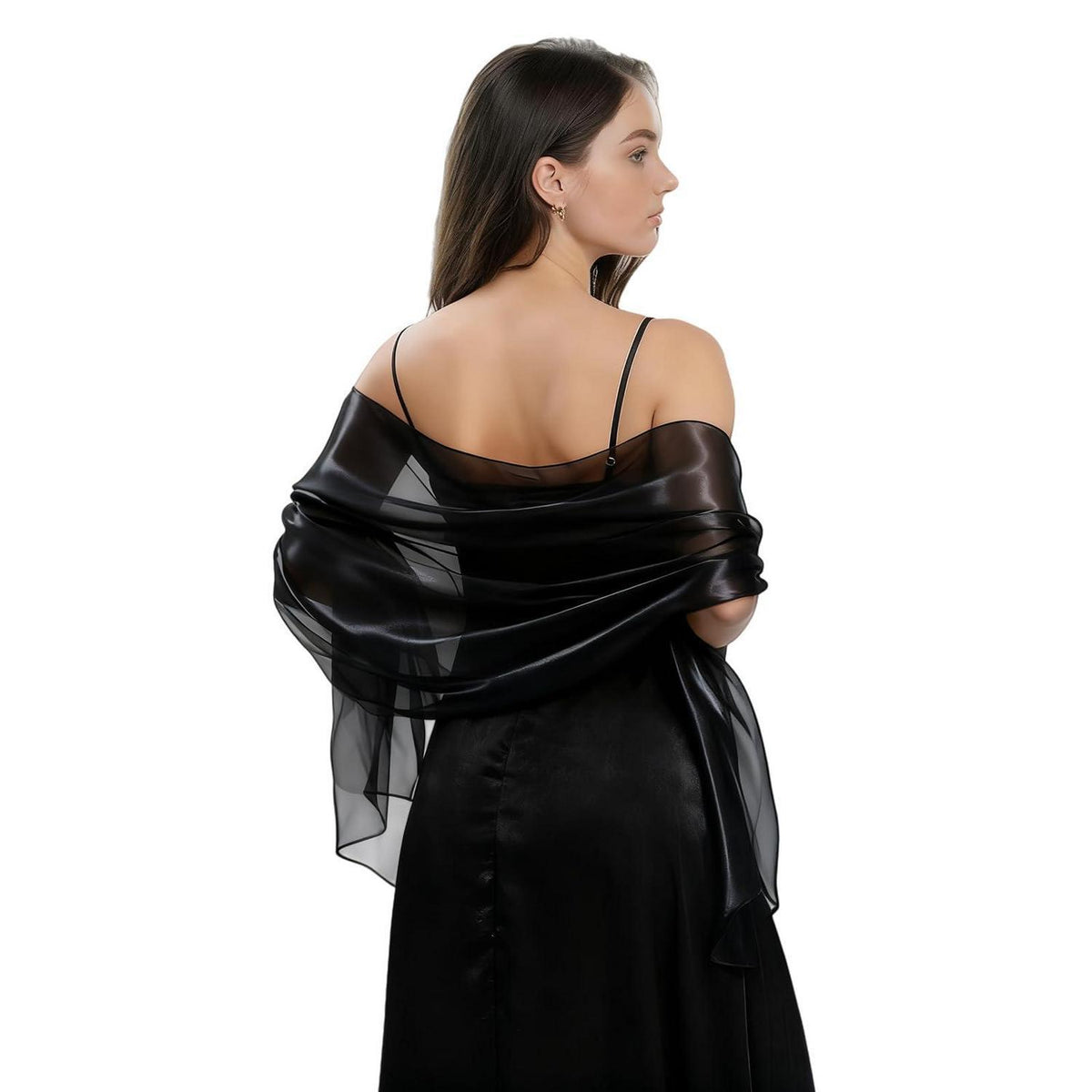 Elegante Stola für Abendkleider und Hochzeiten in Schwarz