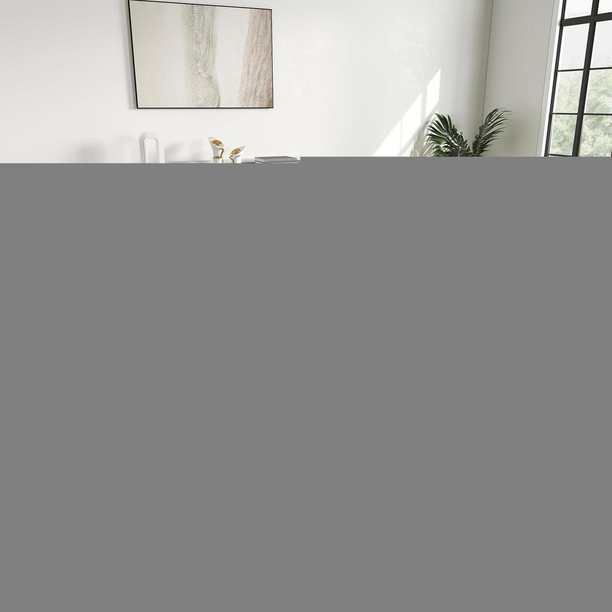 Grünes U-förmiges Sofa mit Cordstoff (4-Sitzer + 2 Hocker)