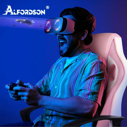 Ergonomischer Gaming-Stuhl mit mittlerer Rückenlehne, Rosa Mega
