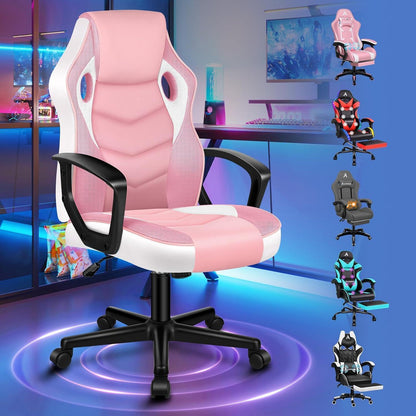 Ergonomischer Gaming-Schreibtischstuhl Rosa Mega, 150kg belastbar