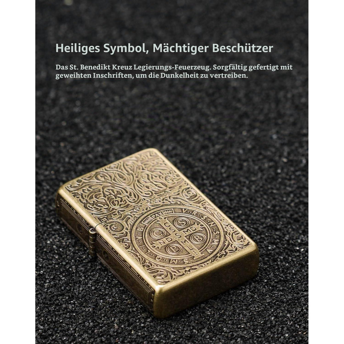 Vintage Benzinfeuerzeug aus Messing – Constantine Design