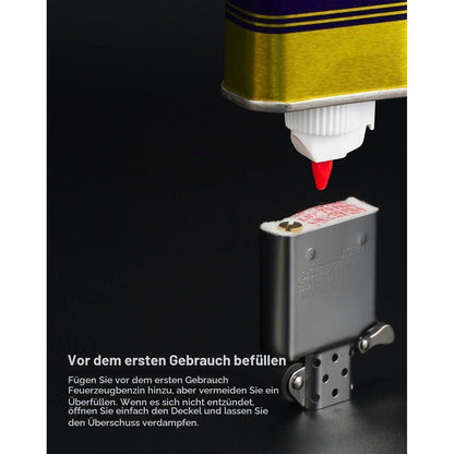 Vintage Benzinfeuerzeug aus Messing – Constantine Design