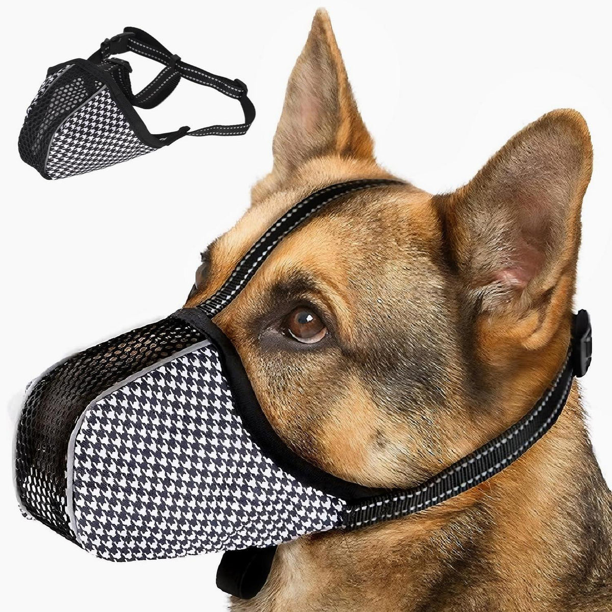 Hundemaulkorb Soft Mesh – Atmungsaktiv & Verstellbar (L)