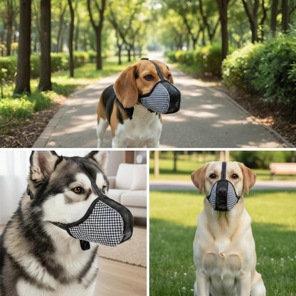Hundemaulkorb Soft Mesh – Atmungsaktiv & Verstellbar (L)