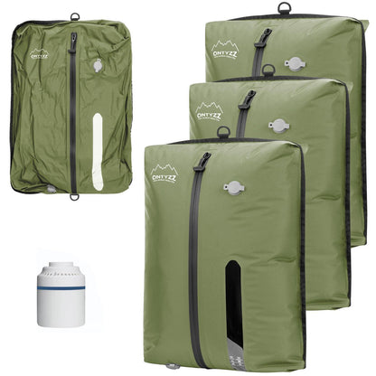 Wiederverwendbare Vakuumbeutel Kleidung – 3er Set mit Pumpe