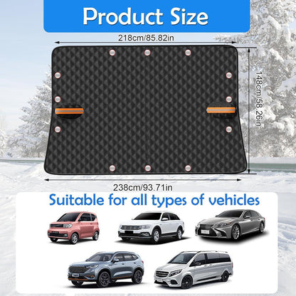 Auto Frontscheibenabdeckung Winter Frostschutz Eis Schnee UV Schutz