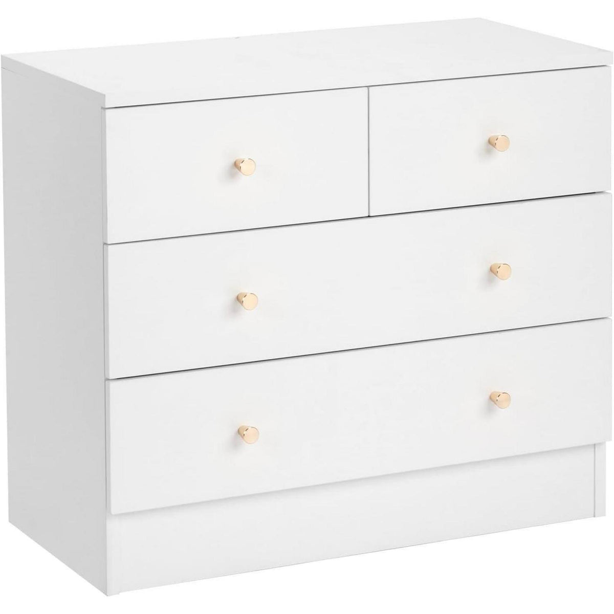 Weißes Sideboard mit 5 Schubladen – 66x33x73 cm
