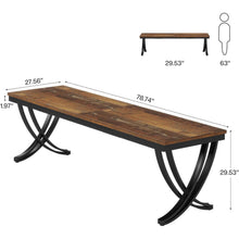 Großer Schreibtisch 200x70cm – Home Office & Büro Tisch Braun