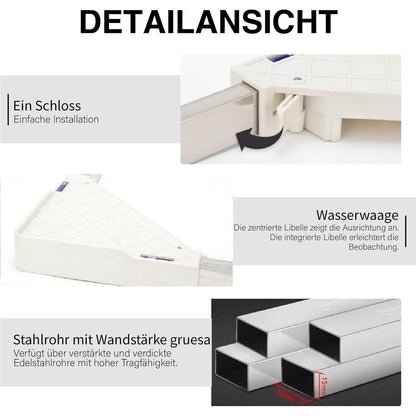 Verstellbarer Kühlschrankunterschrank – Höhe 40cm – Für Geräte 46-70cm