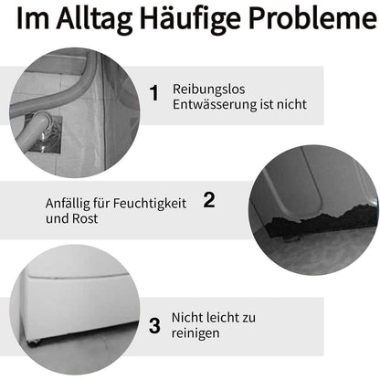 Verstellbarer Kühlschrankunterschrank – Höhe 40cm – Für Geräte 46-70cm