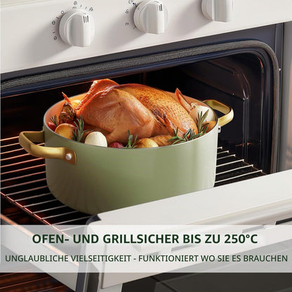 Induktions Kochgeschirr Set mit Antihaftbeschichtung & Kochutensilien