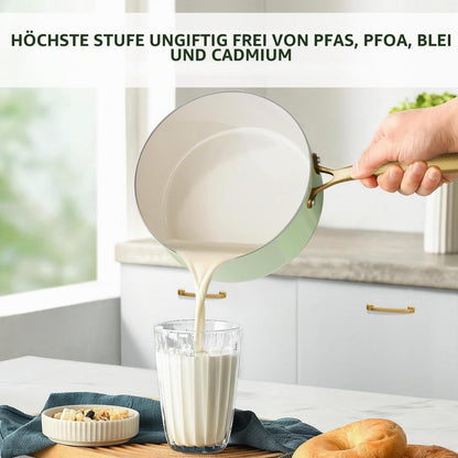 Induktions Kochgeschirr Set mit Antihaftbeschichtung & Kochutensilien