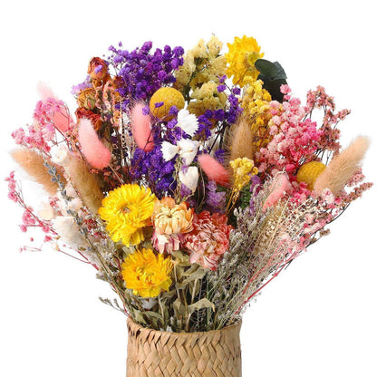 46-tlg. Trockenblumenstrauß Deko Set – 15 Sorten | Natur & Wohnstil