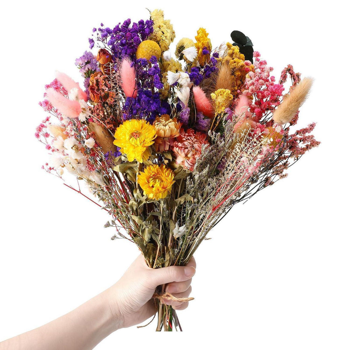 46-tlg. Trockenblumenstrauß Deko Set – 15 Sorten | Natur & Wohnstil