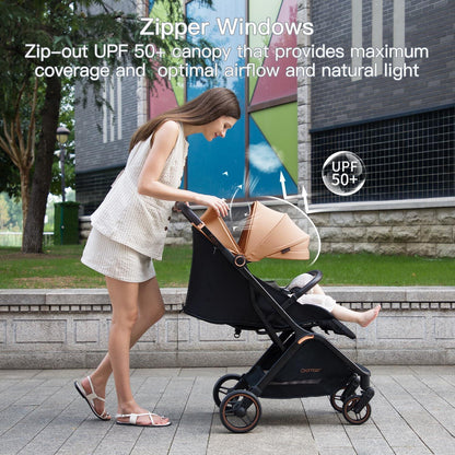 Faltbarer Baby-Kinderwagen – Reisebuggy mit Verstelllehne & UV-Schutz
