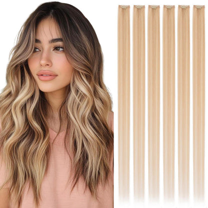 Blond Clip-in Echthaar Extensions 25cm – Remy Haarverlängerung
