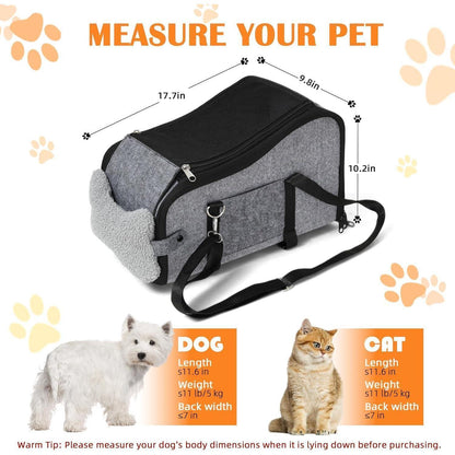 Hunde Autositz für kleine Hunde – Sicher & Komfortabel
