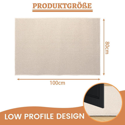 Schmutzfangmatte 80x100 cm – Rutschfest & Waschbar