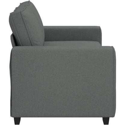 Klappsofa mit Schlaffunktion – Dunkelgrau, 140 cm