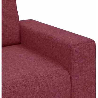 Bequemes 3-Sitzer Sofa Weinrot – Modernes Polstersofa 180cm