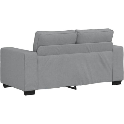 2-Sitzer Schlafsofa mit Bettfunktion – Hellgrau