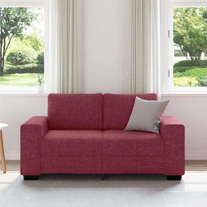 2-Sitzer Schlafsofa Weinrot – Bequemes Bettsofa für Wohnzimmer