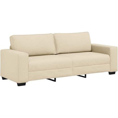 Bequemes 3-Sitzer Sofa im Modern-Stil, Creme 180cm