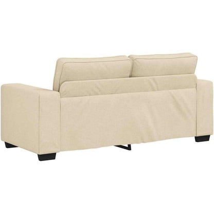 Bequemes 2-Sitzer Sofa im Modern-Stil, Creme 140cm