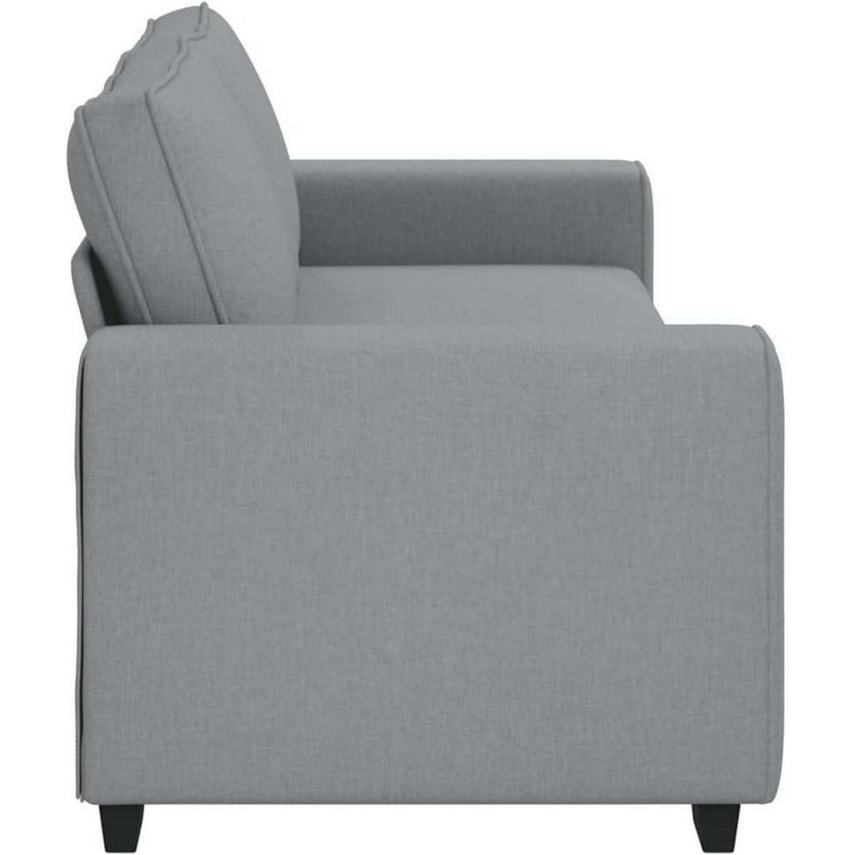 Schlafsessel Bettsofa 3-Sitzer Hellgrau 180 cm