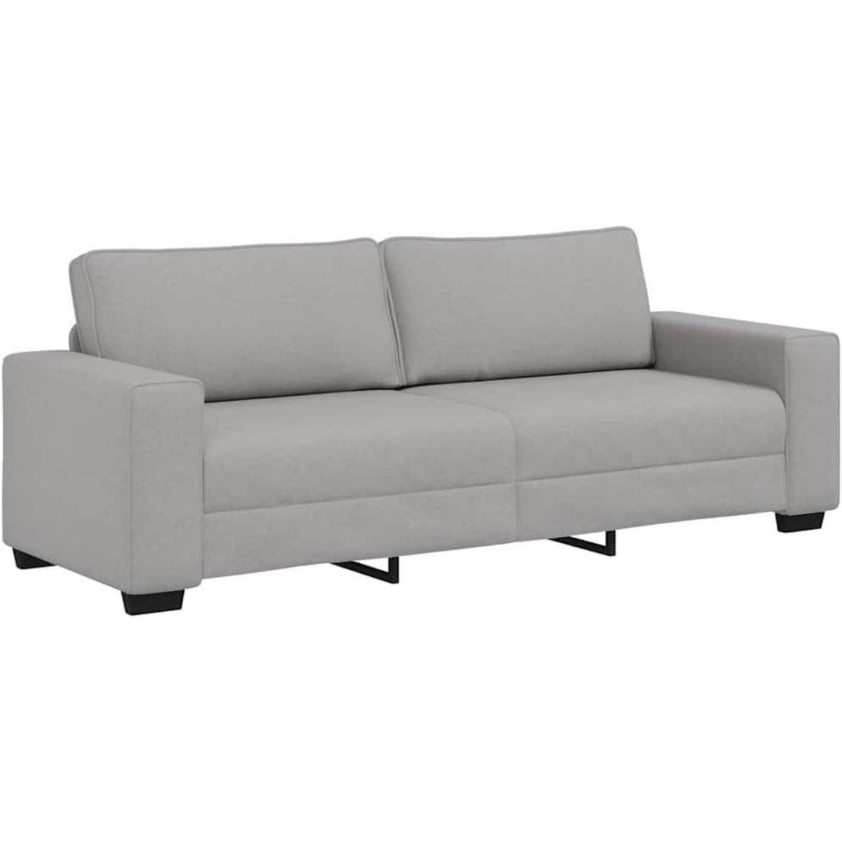 Modernes 3-Sitzer Sofa Wolkengrau 180 cm – Bequeme Couch