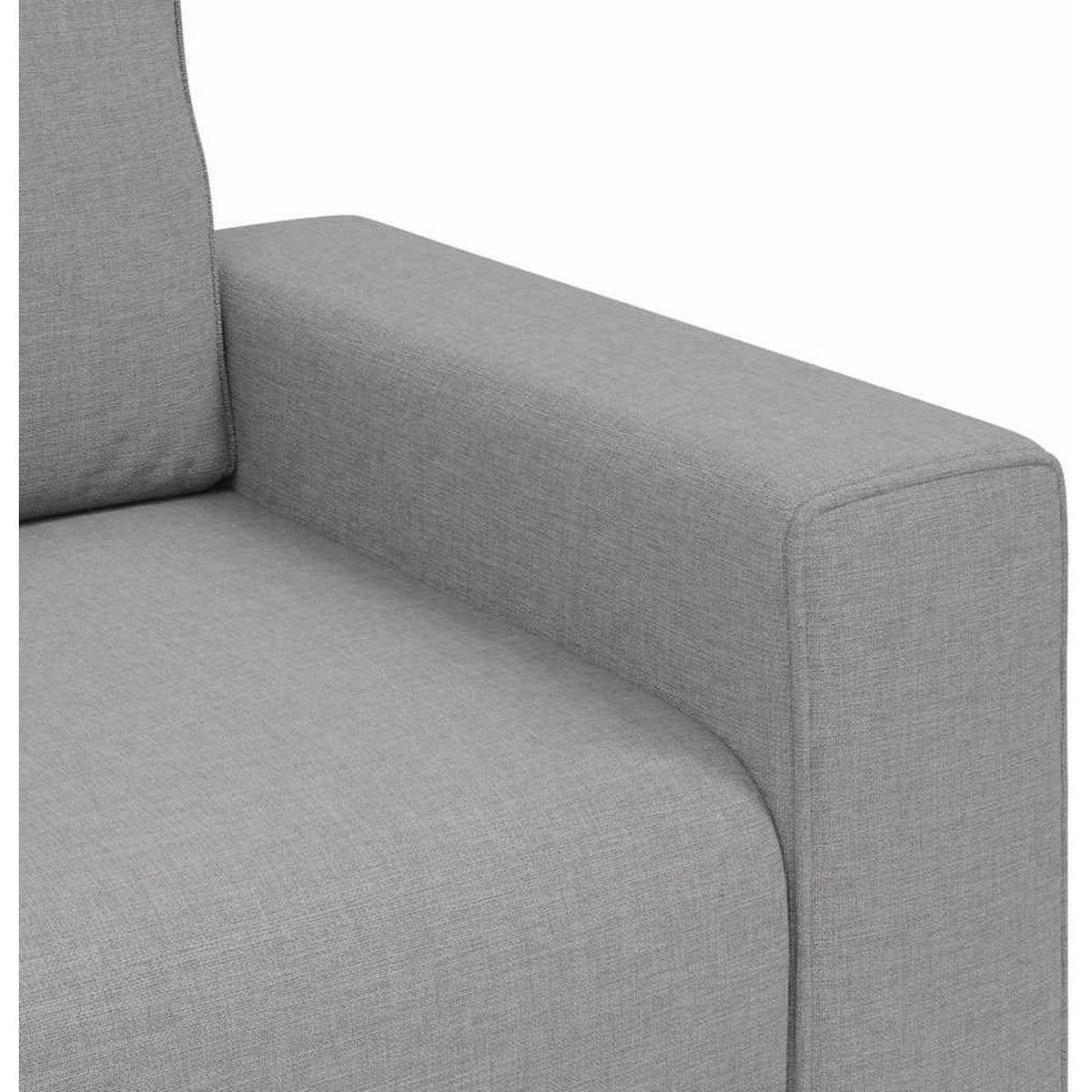 Modernes 3-Sitzer Sofa Wolkengrau 180 cm – Bequeme Couch