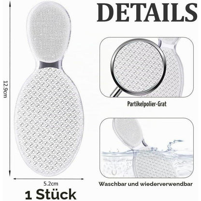 Nano Glas Hornhautentferner 2in1 – Für Weiche Füße & Pediküre