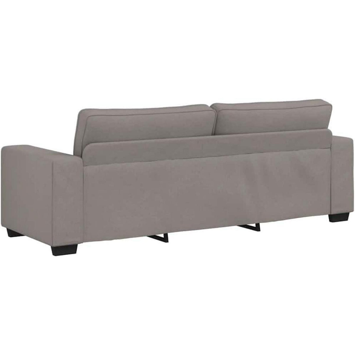 Modernes Sofa mit extra tiefen Sitzen, Taupe 180 cm