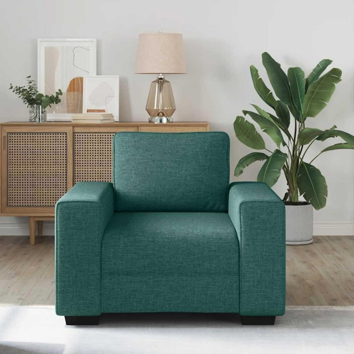 Modernes Sofa Dunkelgrün – Bequeme Couch mit Extra Tiefe