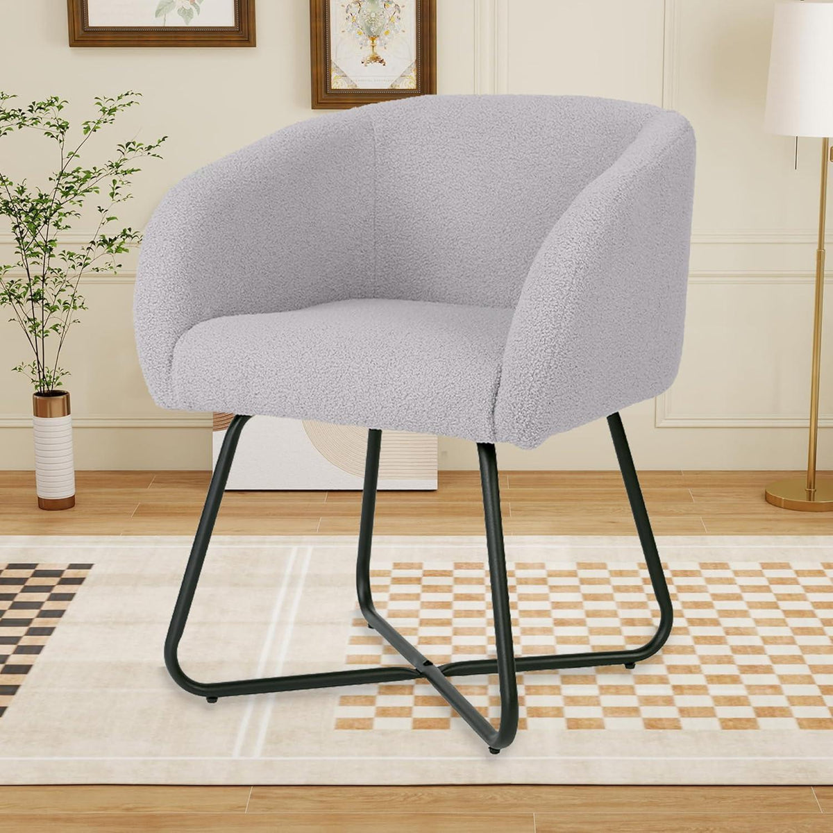 Mingone Lounge Sessel 2er Set Grau – Modern & Bequem