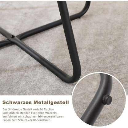 Mingone Lounge Sessel 2er Set - Weiß, Modern & Bequem