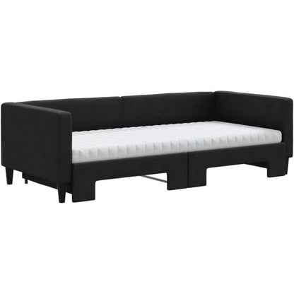 2-Sitzer Schlafsofa 90x200 cm mit Bettkasten & Matratze