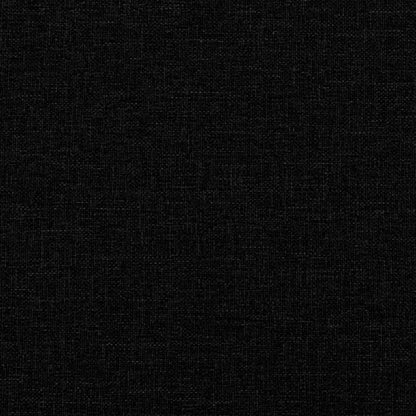 Tagesbett ausziehbar mit Schubladen – 2-Sitzer Sofabett Schwarz 100x200 cm