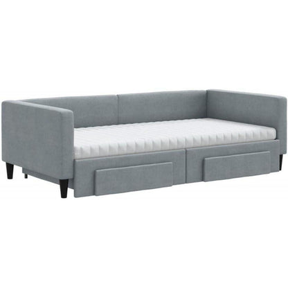 Tagesbett Schlafsofa 2-Sitzer mit Bettkasten & Schublade