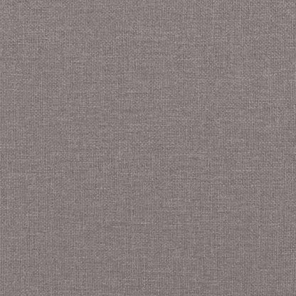 Schlafsofa 2-Sitzer Taupe – Ausziehbett mit Bettkasten