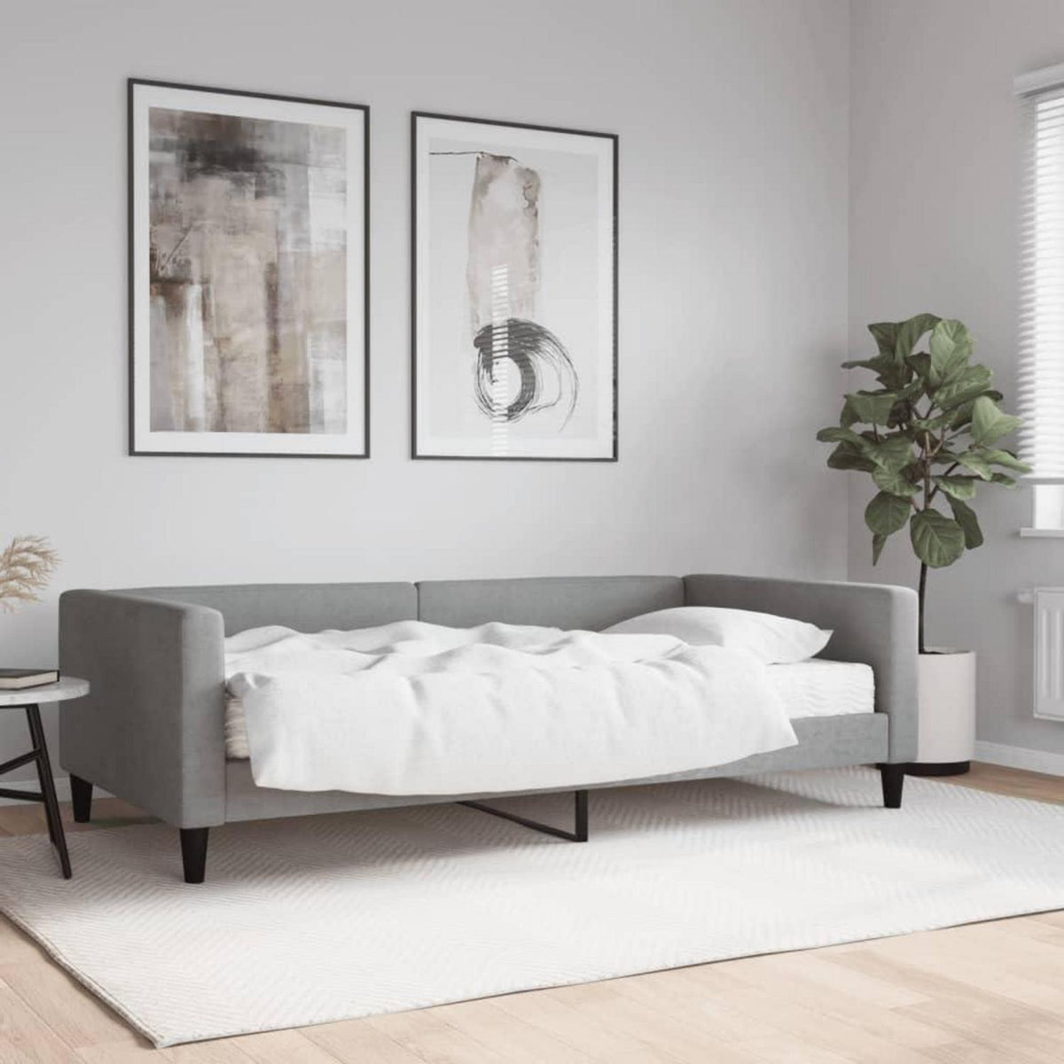 2-Sitzer Schlafsofa mit Matratze & Stauraum – 100x200 cm