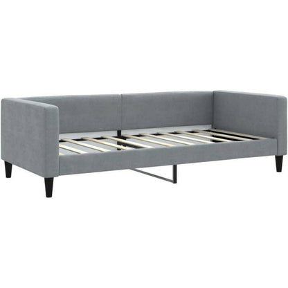 Tagesbett Schlafsofa 2-Sitzer mit Stauraum & Schlaffunktion, Hellgrau