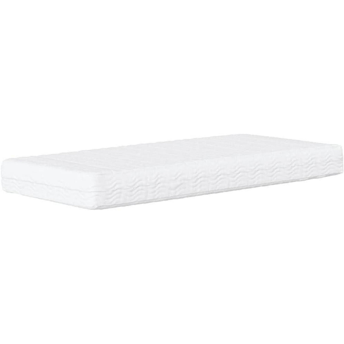 Schlafsofa 2-Sitzer mit Matratze & Stauraum – Schwarz 100x200 cm