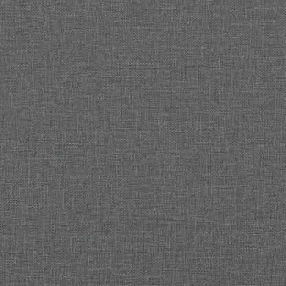 2-Sitzer Schlafsofa Dunkelgrau 80x200 cm mit Stauraum