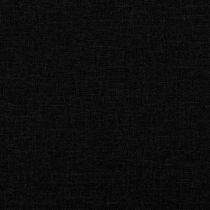 Schlafsofa 2-Sitzer mit Matratze – Schwarz 90x190 cm
