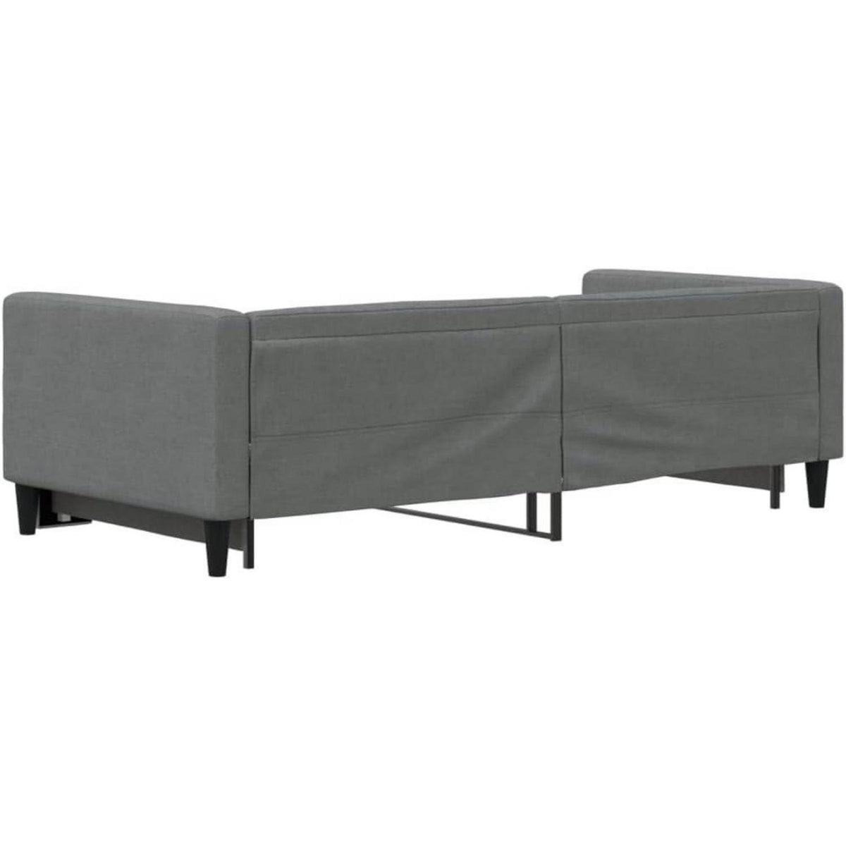 2-Sitzer Schlafsofa mit Bettkasten & Stauraum, 90x200 cm
