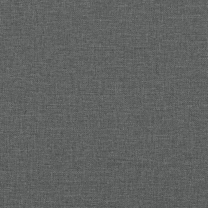 Schlafsofa 2-Sitzer Dunkelgrau – Ausziehbar mit Bettkasten